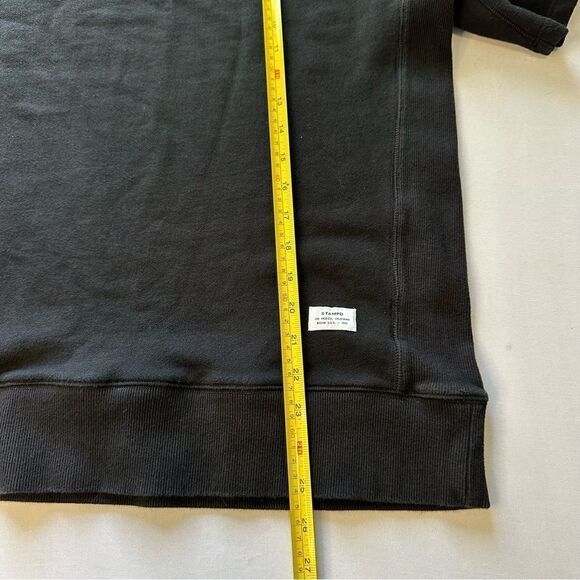 STAMPD men’s Short Sleeve Pullover Sweatshirt heavy knit crew black medium - Picture 7 of 11